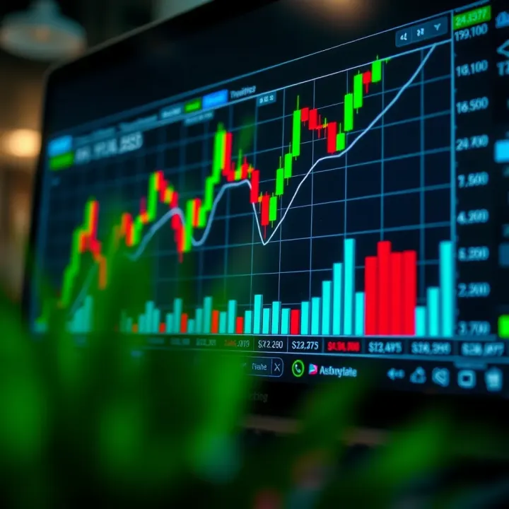 Graph showing different Apex Trading strategies impact on market trends