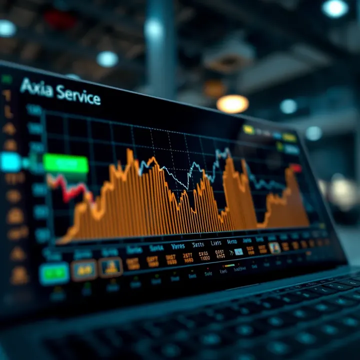 Graph showcasing Axia Investment's financial services and market positioning