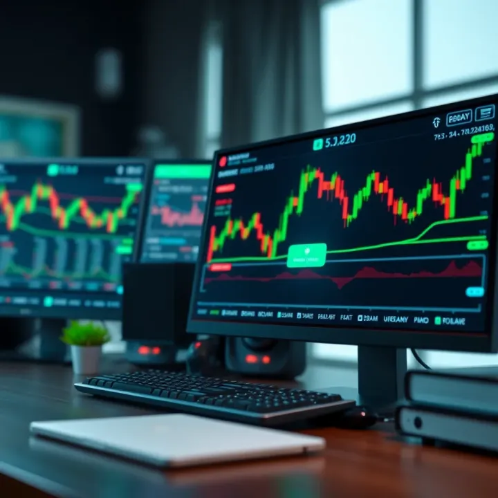 Secure trading setup with risk management tools integrated in Binary Deriv platform