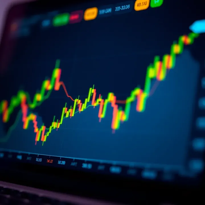 Graph showing Bitcoin price trends in Colombian market