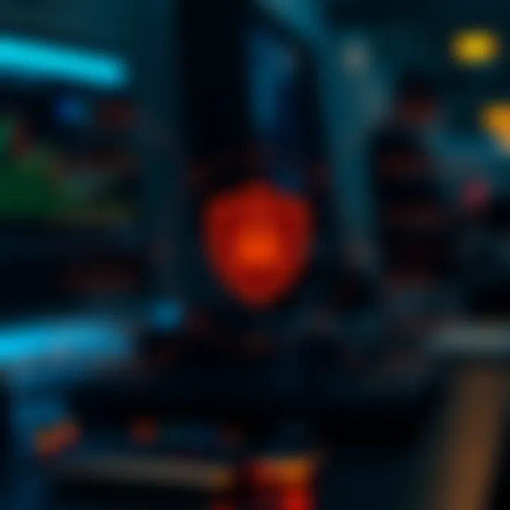 Visual representation of security features and risk management tools in Altrix Edge