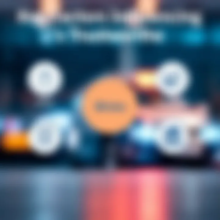 Overview of key factors influencing trustworthiness of an online service platform with icons representing safety, user reviews, and regulation