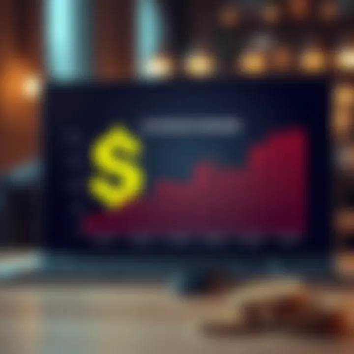 Graph showing the concept of no deposit bonus offered by brokers