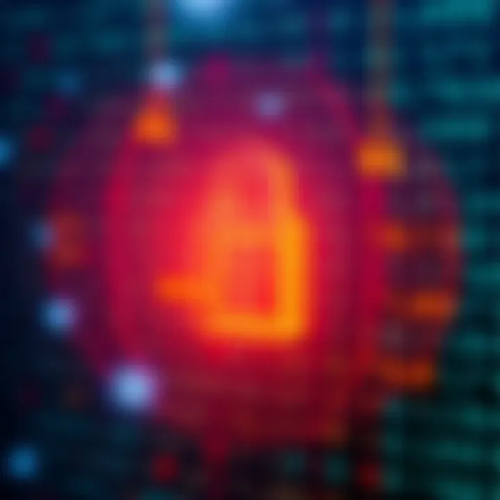 Graphic showing secure authentication methods using binary code and encryption symbols