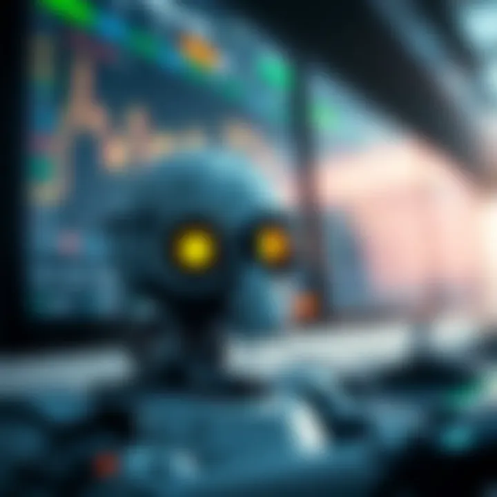 Illustration showing the advantages and risks associated with free trading bots