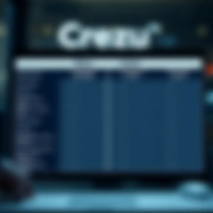 Comparison chart highlighting advantages and disadvantages of Crezu