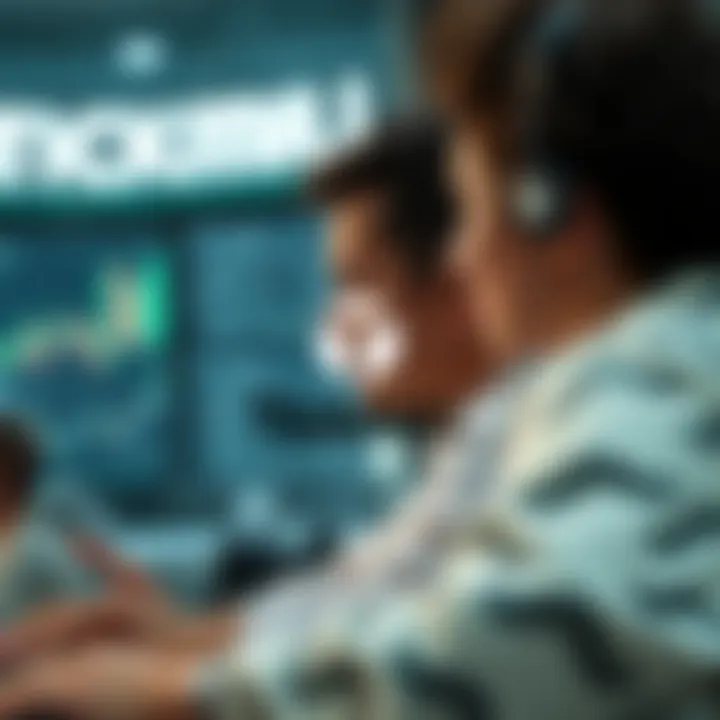 Graphical representation of Tickmill broker account types and client support services