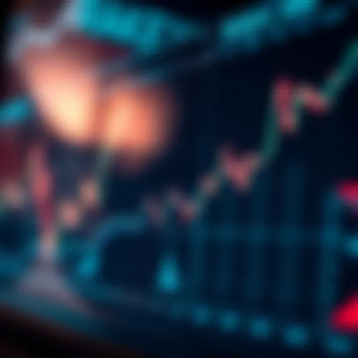 Graph depicting financial market trends with risk and reward indicators for informed investment decisions