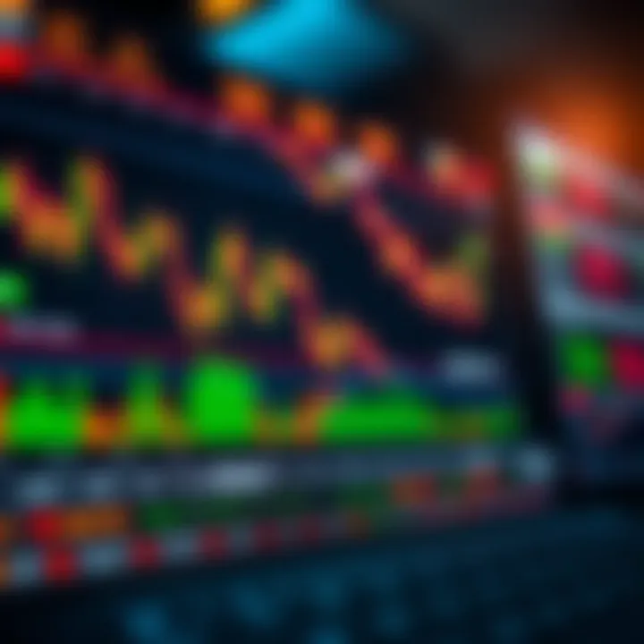 Illustration of a secure online Forex trading platform dashboard showing currency pairs and charts