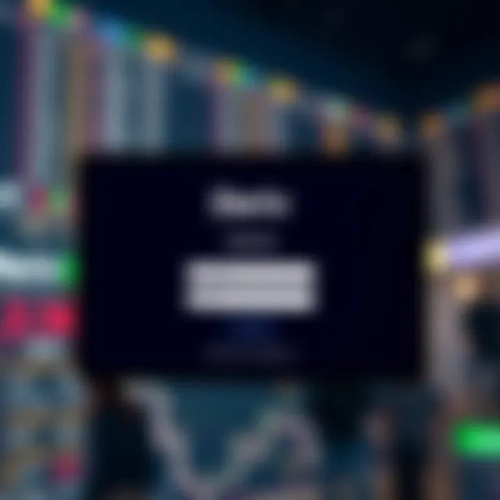 Login screen interface of Deriv platform showing username and password fields