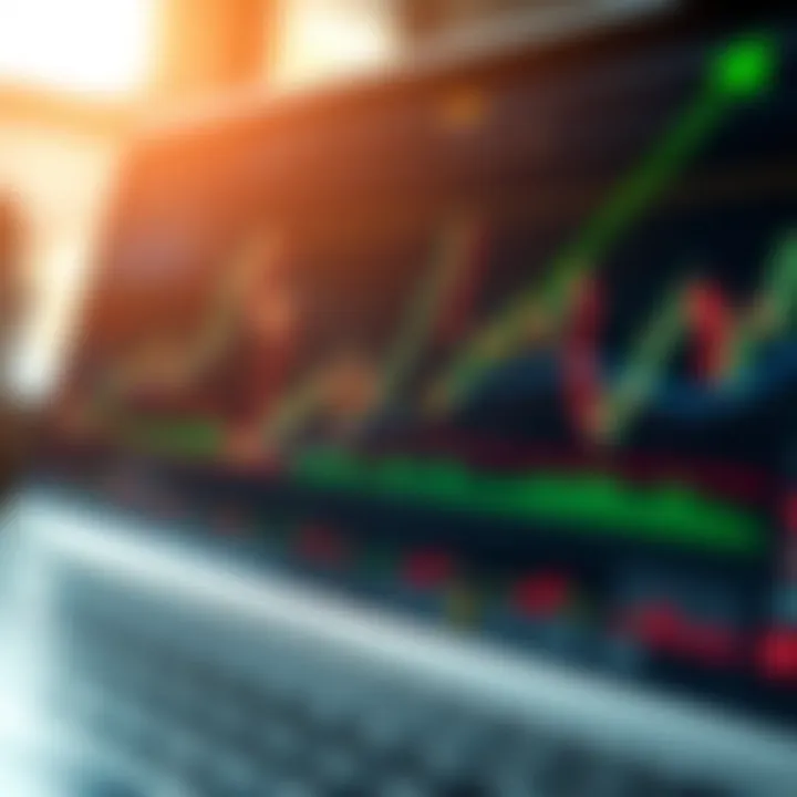 Trading Strategies for Synthetic Indices in Latin American Markets Chart with technical indicators illustrating trading strategies for synthetic indices