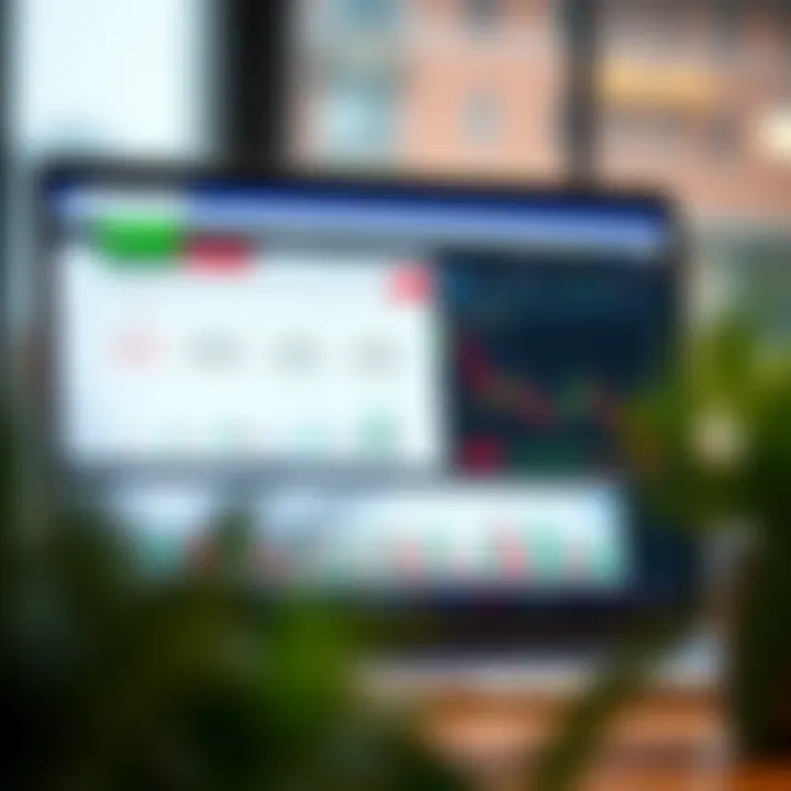 TradingView interface displaying financial charts within Deriv platform for advanced technical analysis
