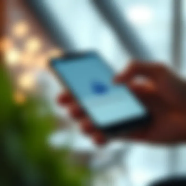 Secure transaction confirmation screen on a smartphone with lock icon