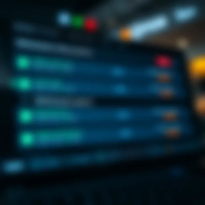 Screen displaying various withdrawal options on a financial trading platform