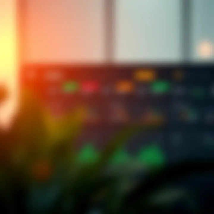 Dashboard showing investment options and trading tools in Leeloo Trading platform