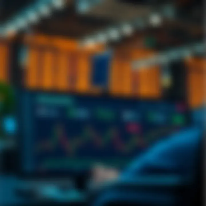 Digital financial platform interface showcasing Moneytech services