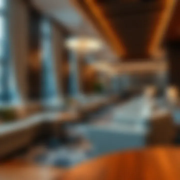 Exclusive VIP lounge with comfortable seating and elegant decor