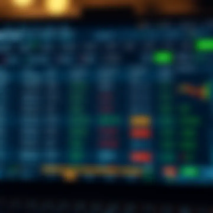 Detailed overview of account type options and minimum deposit requirements on a trading platform dashboard