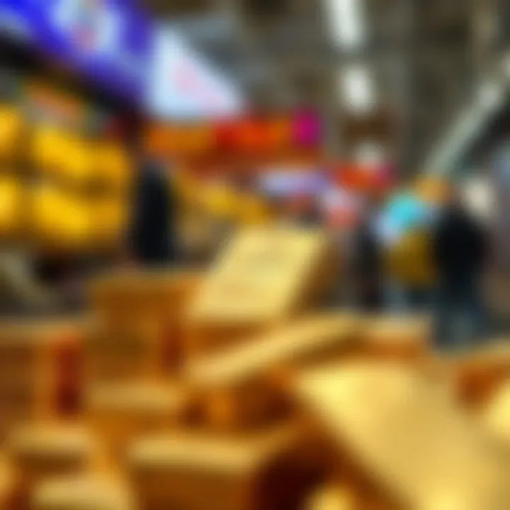 Illustration of investment strategies for gold in Colombia amid market fluctuations