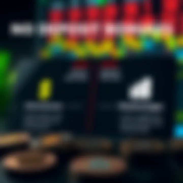 Illustration showing advantages and risks of Forex no deposit bonuses with contrasting icons