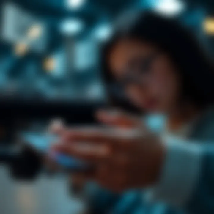Illustration of digital content ownership secured by blockchain technology in social media