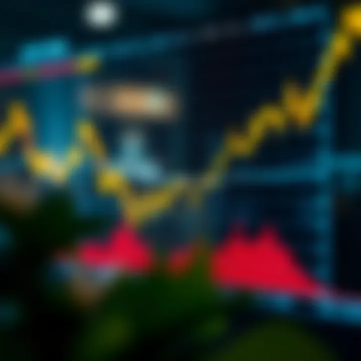 Graph showing the operation of synthetic indices in financial trading