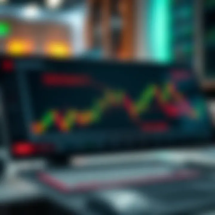 Graph showing risk management strategies with annotations on maximizing profit and minimizing loss in trading