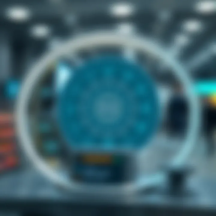 Diagram illustrating the mechanism of a deriv cashier managing complex banking transactions across multiple branches