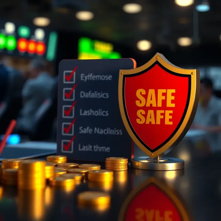Graphic showing a checklist and a shield representing safe practices and regulations for using no deposit bonuses