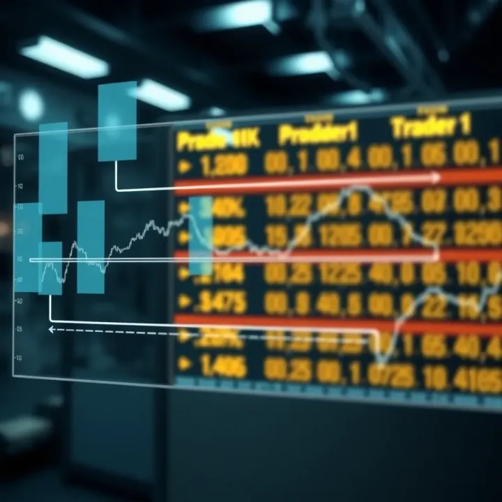 Diagram illustrating the flow of trading orders within an ECN broker network
