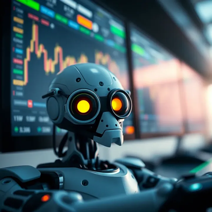 Illustration showing the advantages and risks associated with free trading bots