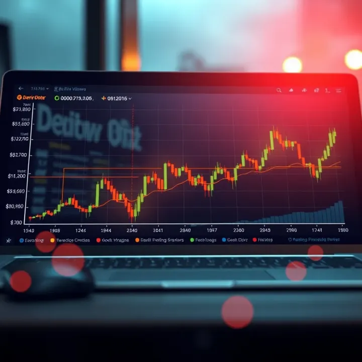 Graph illustrating trading strategy performance using Deriv Bot on Deriv platform