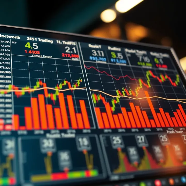 Chart illustrating diverse derivative trading strategies and their performance outcomes
