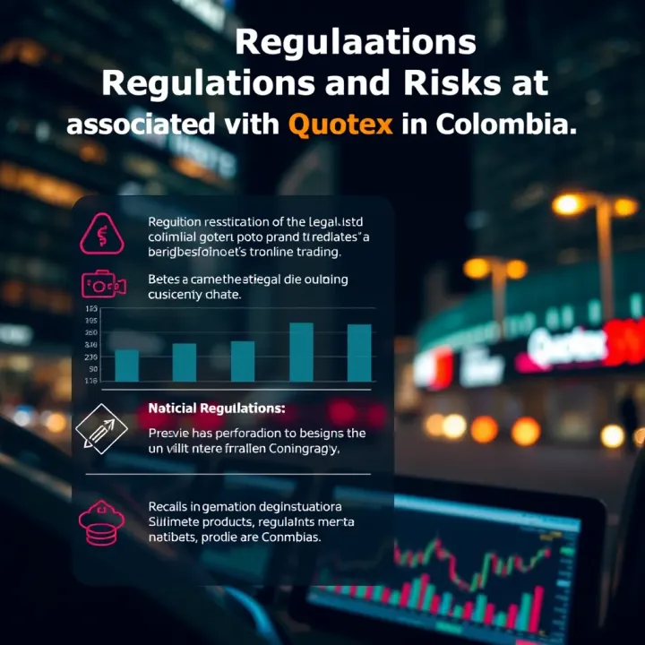Graphical representation of financial risks and regulations in Colombia's online trading market