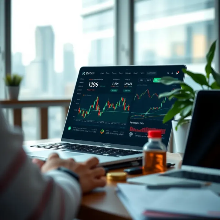 Visual representation of investment types and strategies available on IQ Option platform tailored for Colombian users