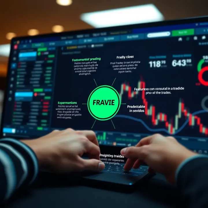 Diagram illustrating key features and benefits of PocketOption for online trading