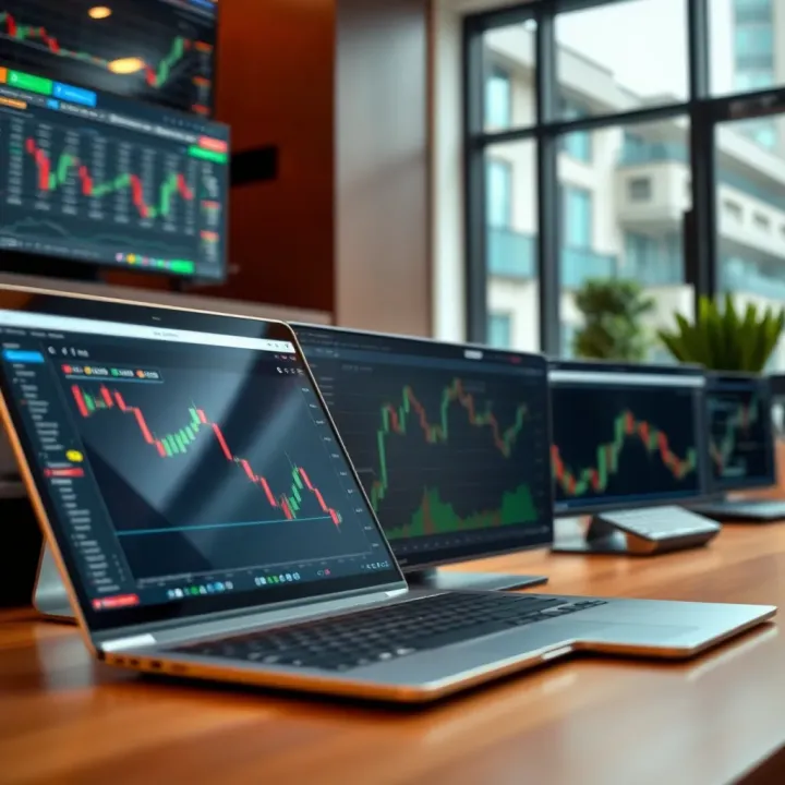 Visualization of various popular trading platforms and their key features