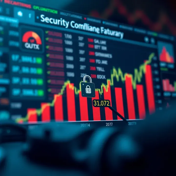 Security and Regulatory Compliance in Online Trading Platforms Graph showing security measures and regulatory compliance for online trading platforms