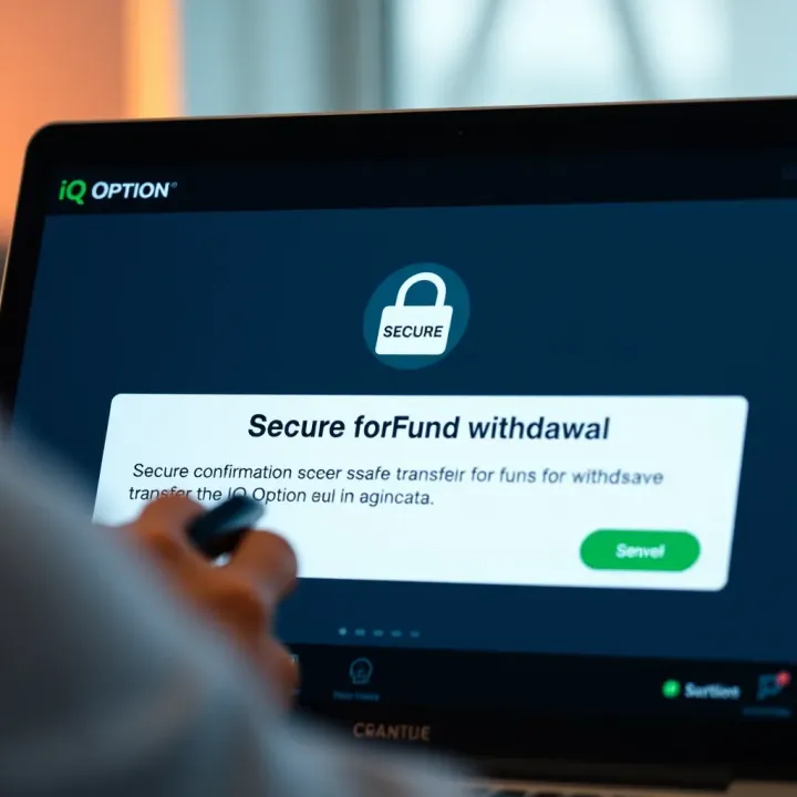 Secure confirmation screen ensuring safe transfer of funds