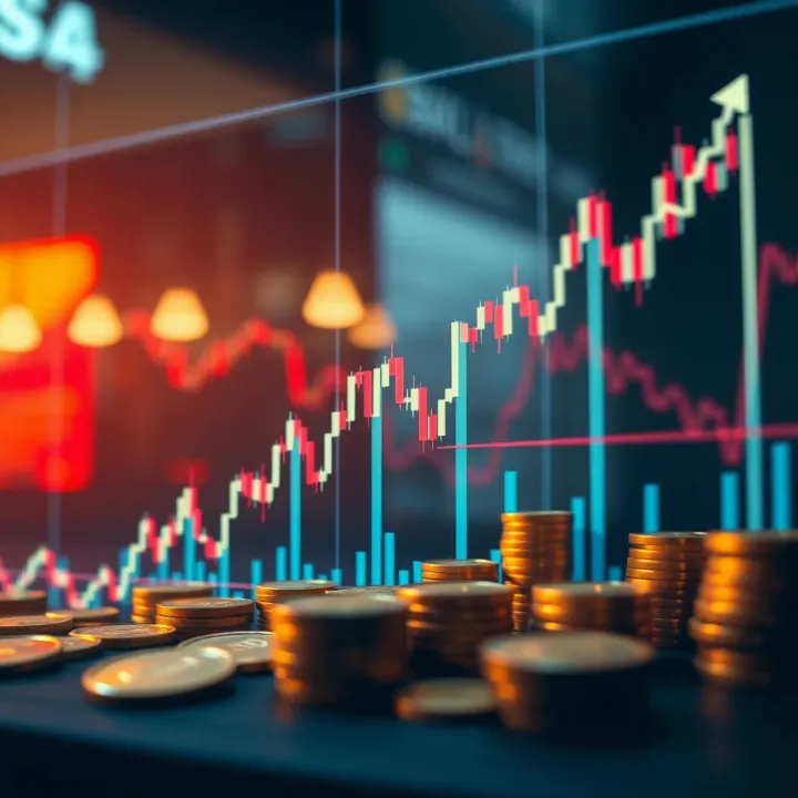 Graph showing the flow of capital from funding companies to traders in financial markets
