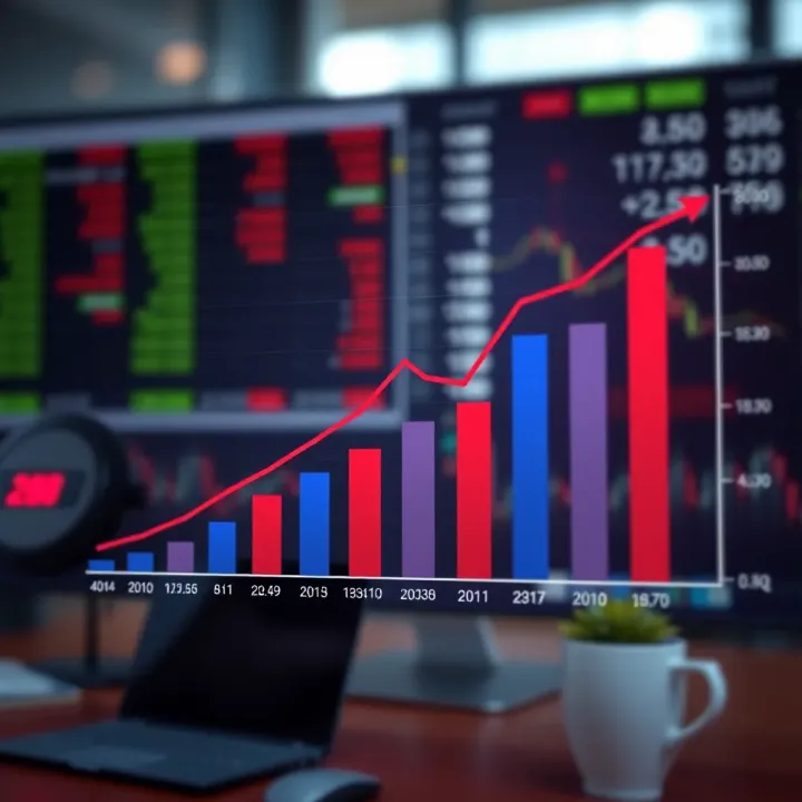 Graph showing different types of trading strategies and their profitability in Colombia