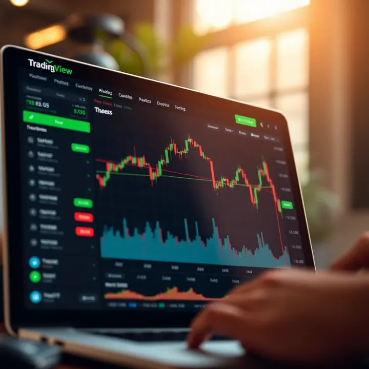 Dashboard showing customization options for TradingView chart settings on a digital platform