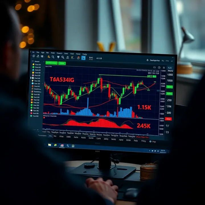 TradingView platform interface showing technical analysis charts for synthetic indices with various indicators