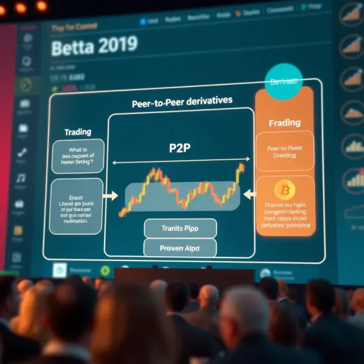 Diagram illustrating the peer-to-peer derivatives trading mechanism in financial markets